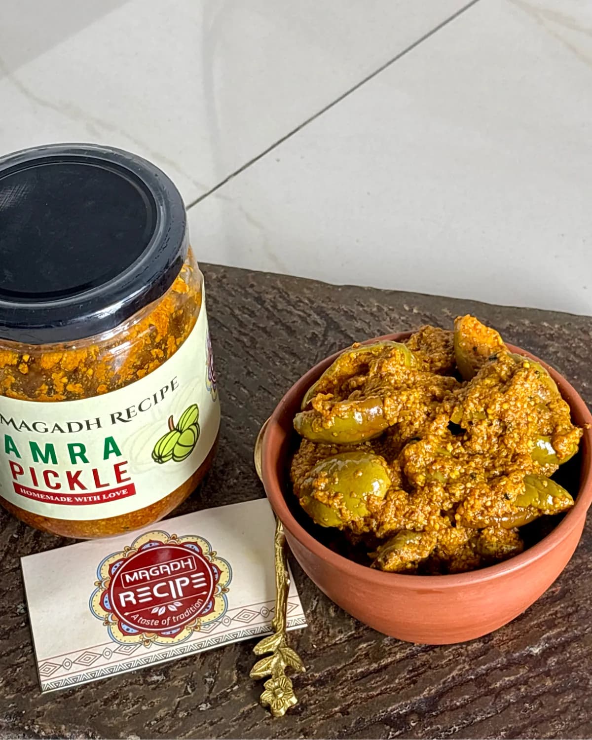 Amra Pickle | अमरा का अचार — ingredients label