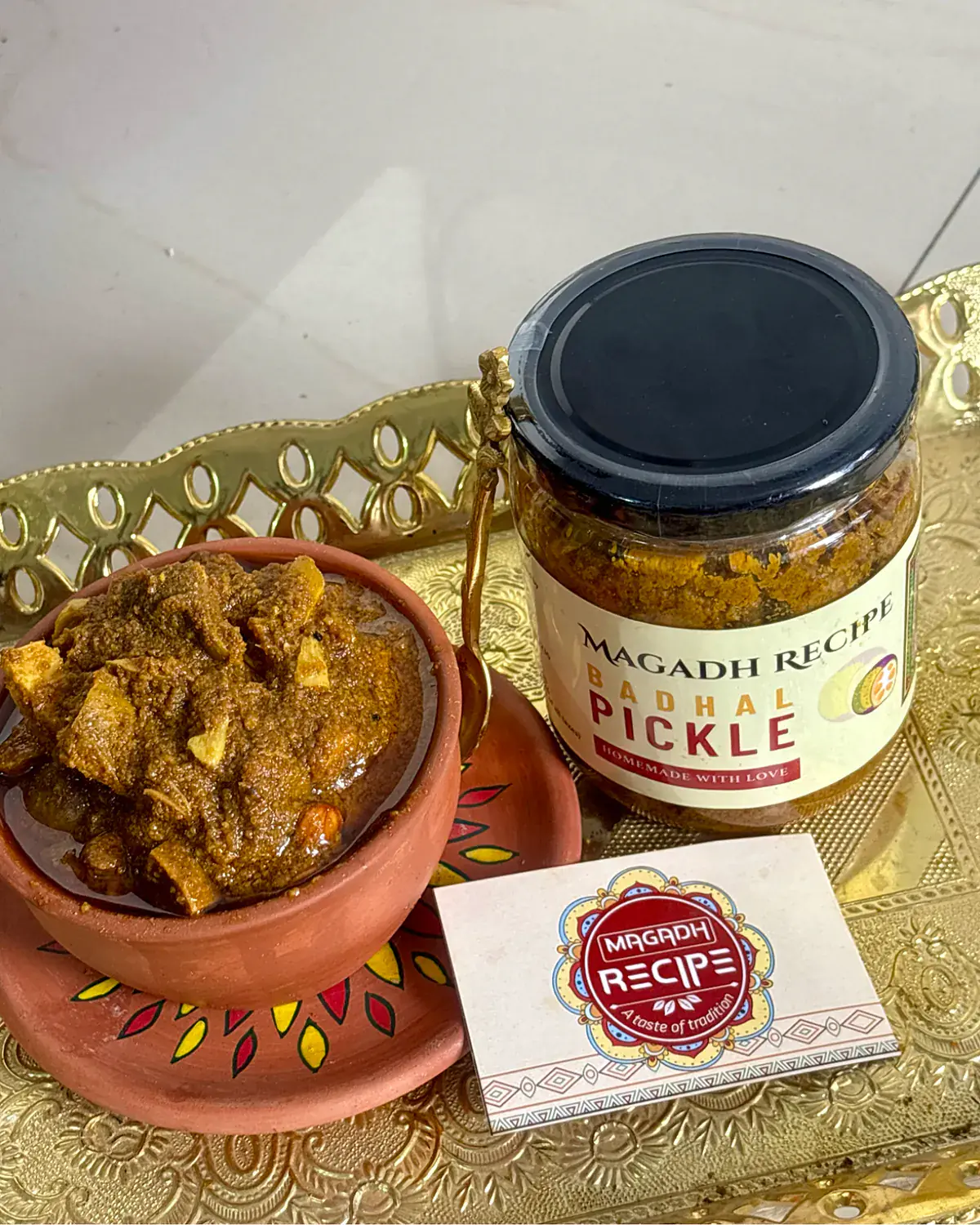 Badhal Monkey Jackfruit | बड़हल का अचार — ingredients label