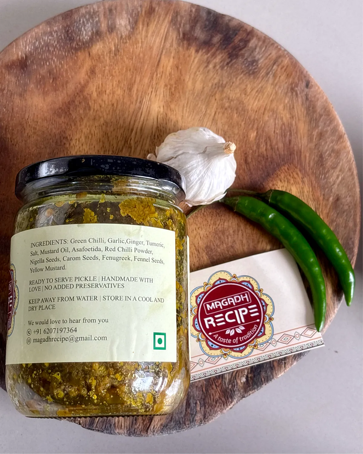 Green Chilli Kuccha Pickle | हरी मिर्च कुच्चा अचार — photo 2