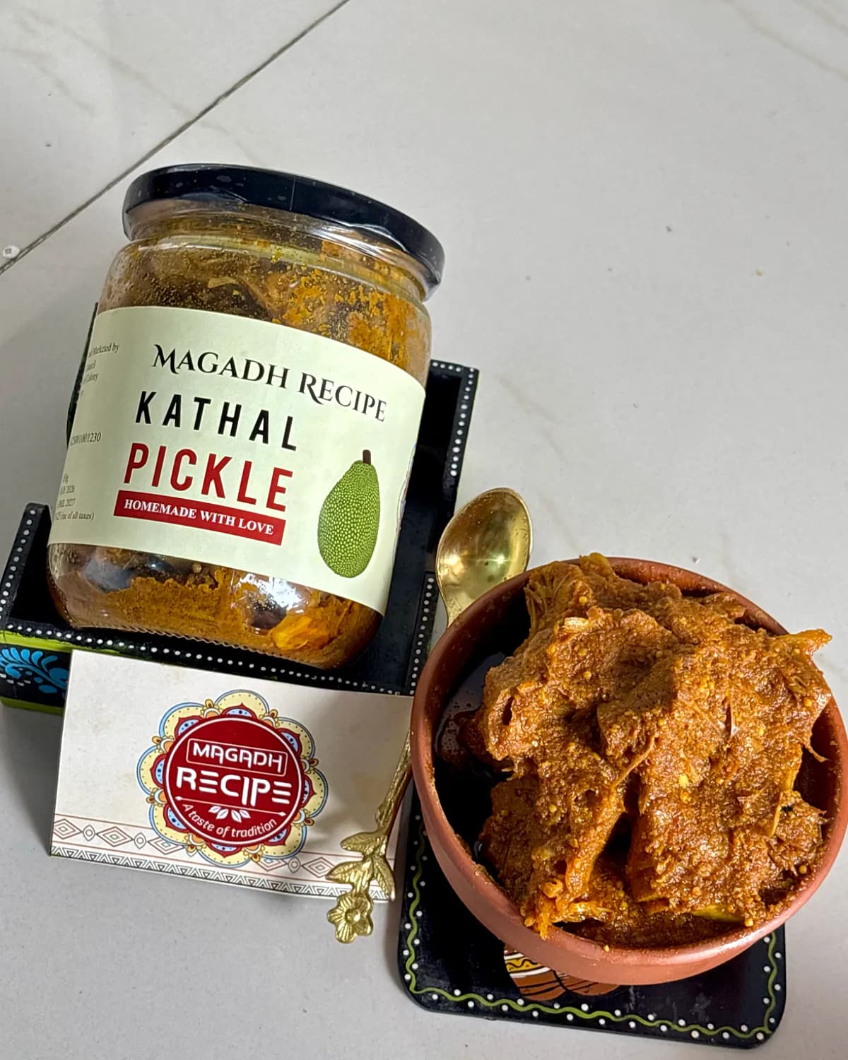 Kathal Pickle | कटहल का अचार — ingredients label